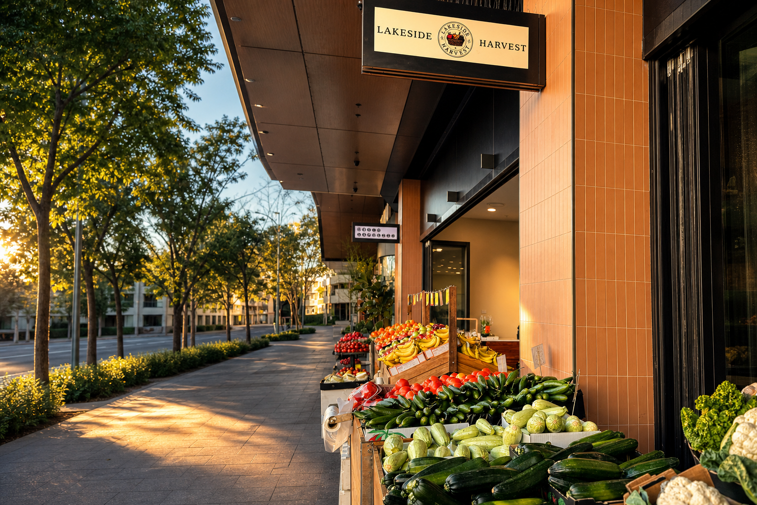 Lakeside Harvest website project by The Webscales